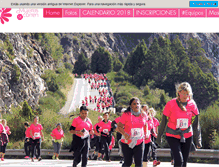 Tablet Screenshot of mujerescorren.com
